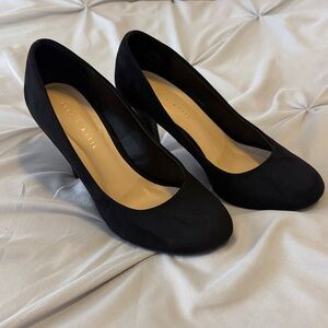 Kelly & Katie Sueded Round Toe Larissa Pumps